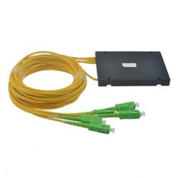 PLC SPLITTER ABS Box Type 3.0mm - 1x4 - Clave LG-4 SC/APC