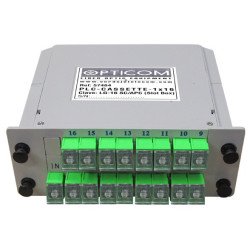 Cassette LG-16 Splitter 1x16 SC/APC  [completo] para caja FTTH