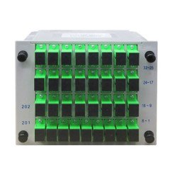 Cassette LG-32 Splitter 1x32 SC/APC  [completo] para caja FTTH
