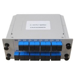 Cassette LG-16 Splitter 1x16 SC/UPC [completo] para caja FTTH