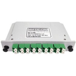 Cassette LG-16 Splitter 1x16 LC/APC  [completo] para caja FTTH