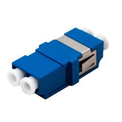 ADAPTADOR ÓPTICO   LC/UPC (duplex) Sin Soportes Laterales