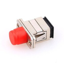 ADAPTADOR ÓPTICO  "HÍBRIDO"  SC/FC (simplex)