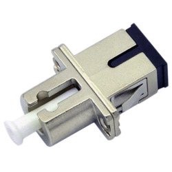ADAPTADOR ÓPTICO "HÍBRIDO"  LC/SC (simplex)
