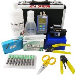 KIT-1  Herramientas para instalación & limpieza de F.O. y montaje de conectores mecÓnicos F.O.