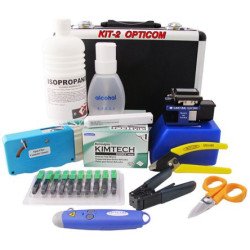 KIT-2  Herramientas para instalación & limpieza de F.O. y montaje de conectores mecÓnicos F.O.