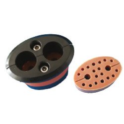 ADAPTADOR OVAL DE  2 FIBRAS 8 mm Ø para Torpedo TOF-48-HQ