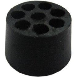 ADAPTADOR DE GOMA SALIDA 8 FIBRAS 5mm Ø para Caja FTTH-18