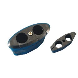 ADAPTADOR OVAL SALIDA 2 FIBRAS 22 mm Ø para Torpedo FTTH-TOF-48SC-B