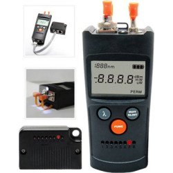 4 IN 1   Power Meter - Láser Óptico - Cable Tester RJ-11 & RJ-45 - Linterna LED