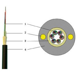 CABLE F.O. ACOME   12 FIBRAS   G-652D (SINGLE MODE)   UNC1566   10,9 mm Ø