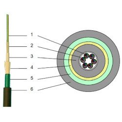 CABLE F.O. ACOME   72 FIBRAS   G-652D (SINGLE MODE)   CCC1378   13.6 mm Ø
