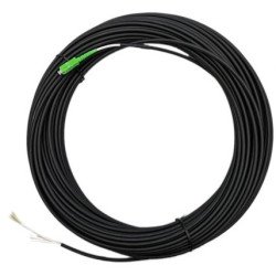 Pigtail Preconectorizado SC/APC - ÓPTICOM - 1 FO - G657A2 - LSZH-UV - Doble Cub. - Ø5mm  - 20 mt