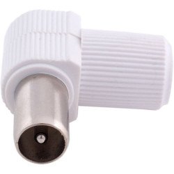 TV-M CODO CONECTOR CODO / TV MACHO "HQ"