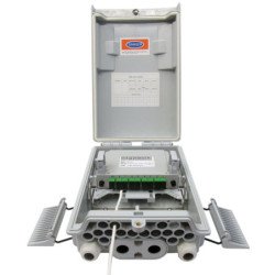 FTTH-PLUS-1 [PREMIUM]   Caja DistribuciÓn FTTH Ext. 16 puertos  [ + Cassette PLC-1x8-SC/APC ]