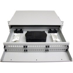 PATCH PANEL EXTRAIBLE DE 48 ENFRENT. TIPO SC/APC-SC/APC  MOD. PPE-48SC