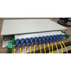 RACK DE DISTRIBUCION 19" (1U)     MOD. RD-12 SC