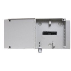 FTTH-4-M   Caja de Distribución Metálica, con 4 puertos SC/APC