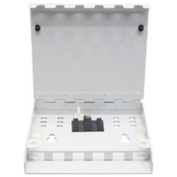 FTTH-6-M   Caja de Distribución Metálica, con 6 puertos SC/APC