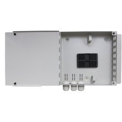 FTTH-16-M   Caja de Distribución Metálica, con 16 puertos SC/APC