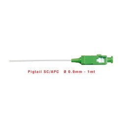 PIGTAIL (SM) 9/125  SC/APC  0,9 mm - 1 mt