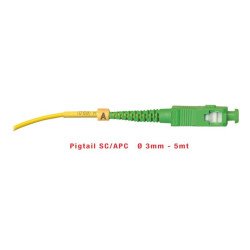 PIGTAIL (SM) 9/125  SC/APC  3 mm - 5 mt