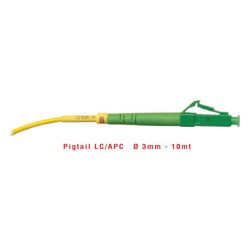 PIGTAIL (SM) 9/125  LC/APC  3 mm - 10 mt