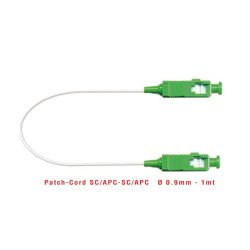 PATCH CORD (SM)   SC/APC-SC/APC   0,9 mm - 1 mt