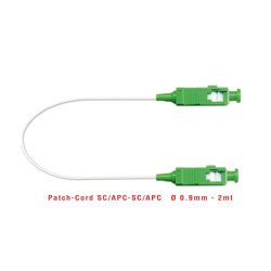 PATCH CORD (SM)   SC/APC-SC/APC   0,9 mm - 2 mt