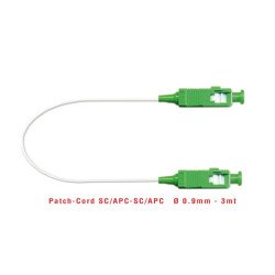 PATCH CORD (SM)   SC/APC-SC/APC   0,9 mm - 3 mt