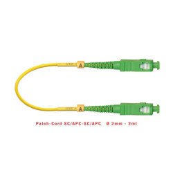 PATCH CORD (SM)   SC/APC-SC/APC   2 mm - 2 mt