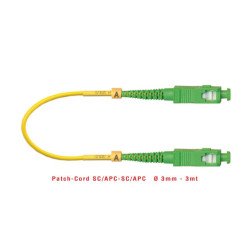 PATCH CORD (SM)   SC/APC-SC/APC   3 mm - 3 mt