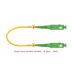 PATCH CORD (SM)   SC/APC-SC/APC   3 mm - 10 mt