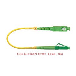 PATCH CORD (SM)   SC/APC-LC/APC   3 mm - 20 mt