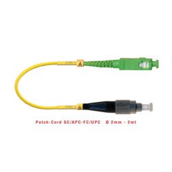 PATCH CORD (SM)   SC/APC-FC/UPC   2 mm - 2 mt