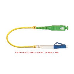 PATCH CORD (SM)   SC/APC-LC/UPC   3 mm - 5 mt