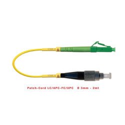 PATCH CORD (SM)   LC/APC-FC/UPC   3 mm - 2 mt