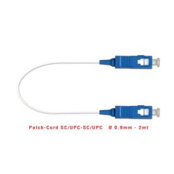 PATCH CORD (SM)   SC/UPC-SC/UPC   0,9 mm - 2 mt