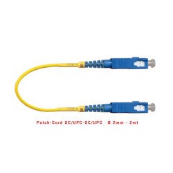 PATCH CORD (SM)   SC/UPC-SC/UPC   2 mm - 2 mt