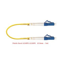 PATCH CORD (SM)   LC/UPC-LC/UPC   3 mm - 1 mt