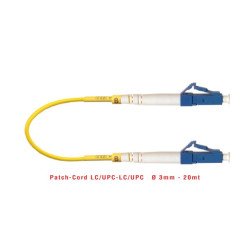 PATCH CORD (SM)   LC/UPC-LC/UPC   3 mm - 20 mt