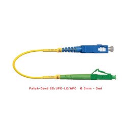 PATCH CORD (SM)   SC/UPC-LC/APC   3 mm - 3 mt